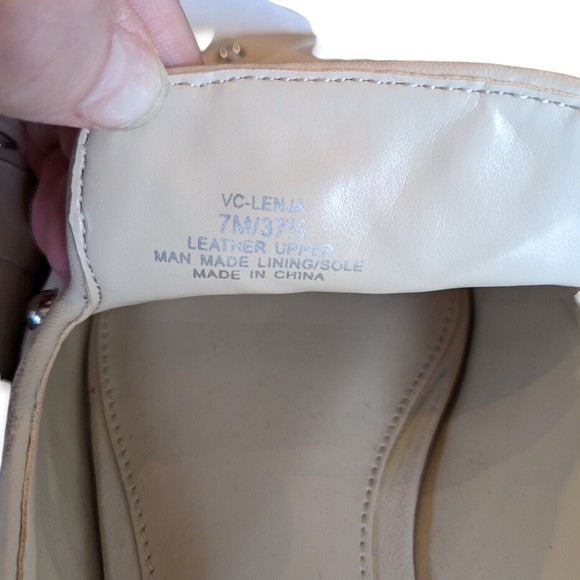 Vince Camuto White Studded Mules - Picture 7 of 8